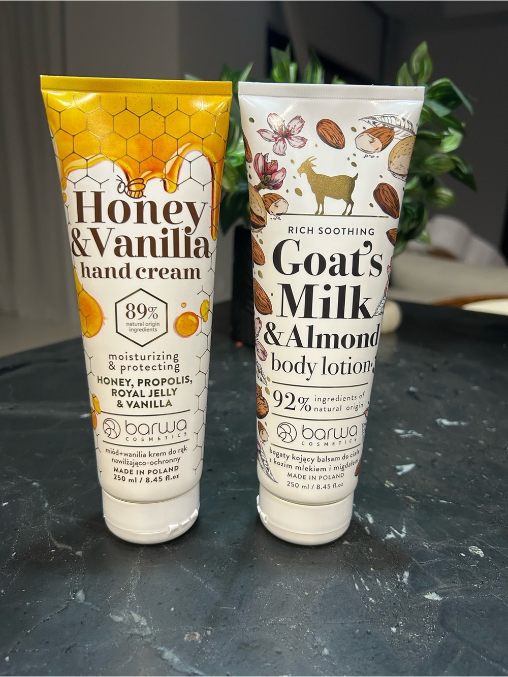 Barwa Cosmetics Body & Hand Duo - Honey & Goat’s Milk 8.45 oz